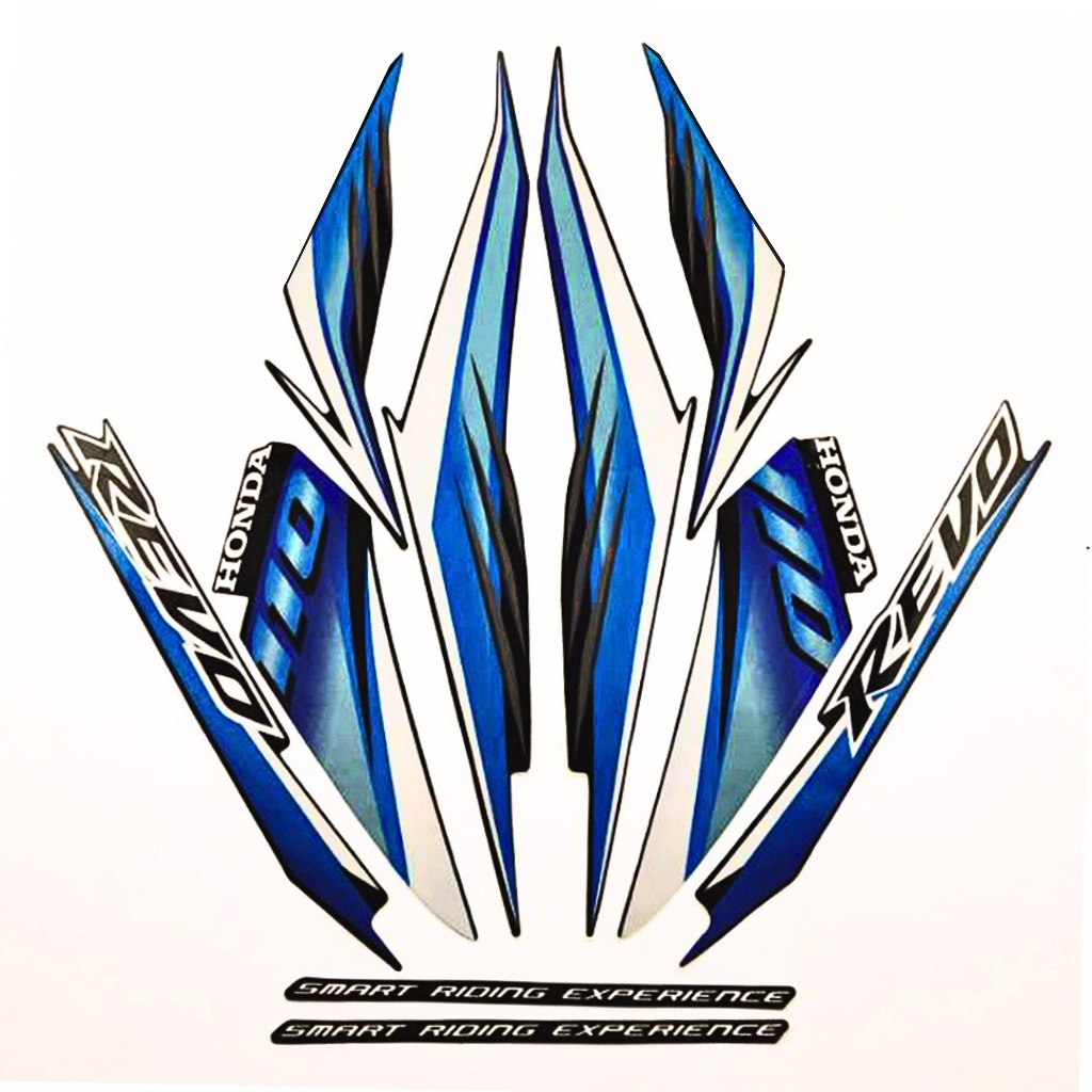 Stiker Striping Honda Revo 110 absolut 2009- List Stiker Standar Revo 110 absolut 2009 Termurah
