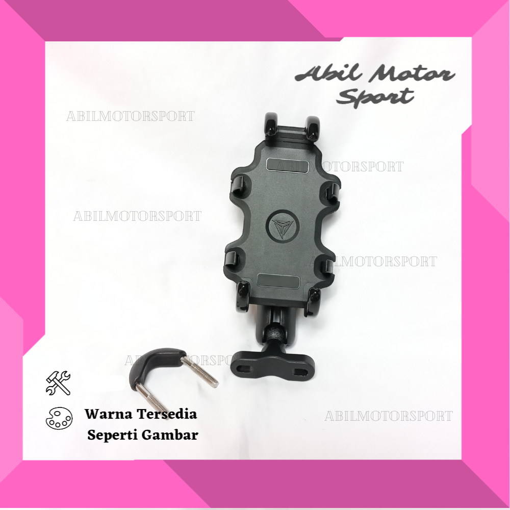 HOLDER HP STANG MOTOR PHONE HOLDER MOTOWOLF PENYANGGA HP GPS UNIVERSAL BRACKET BRAKET BREKET NMAX AE
