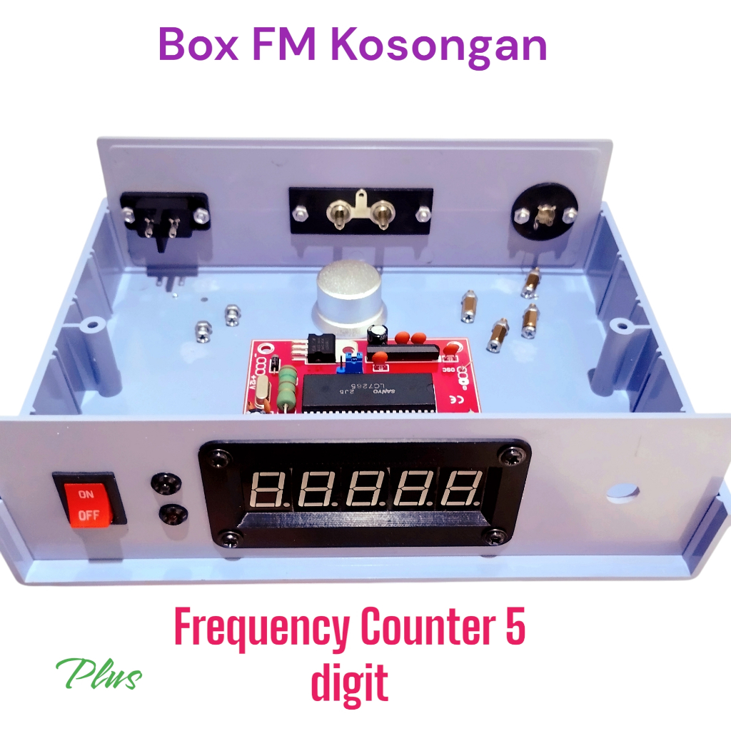 Box FM Kosongan + Frequency Counter (5 digit)