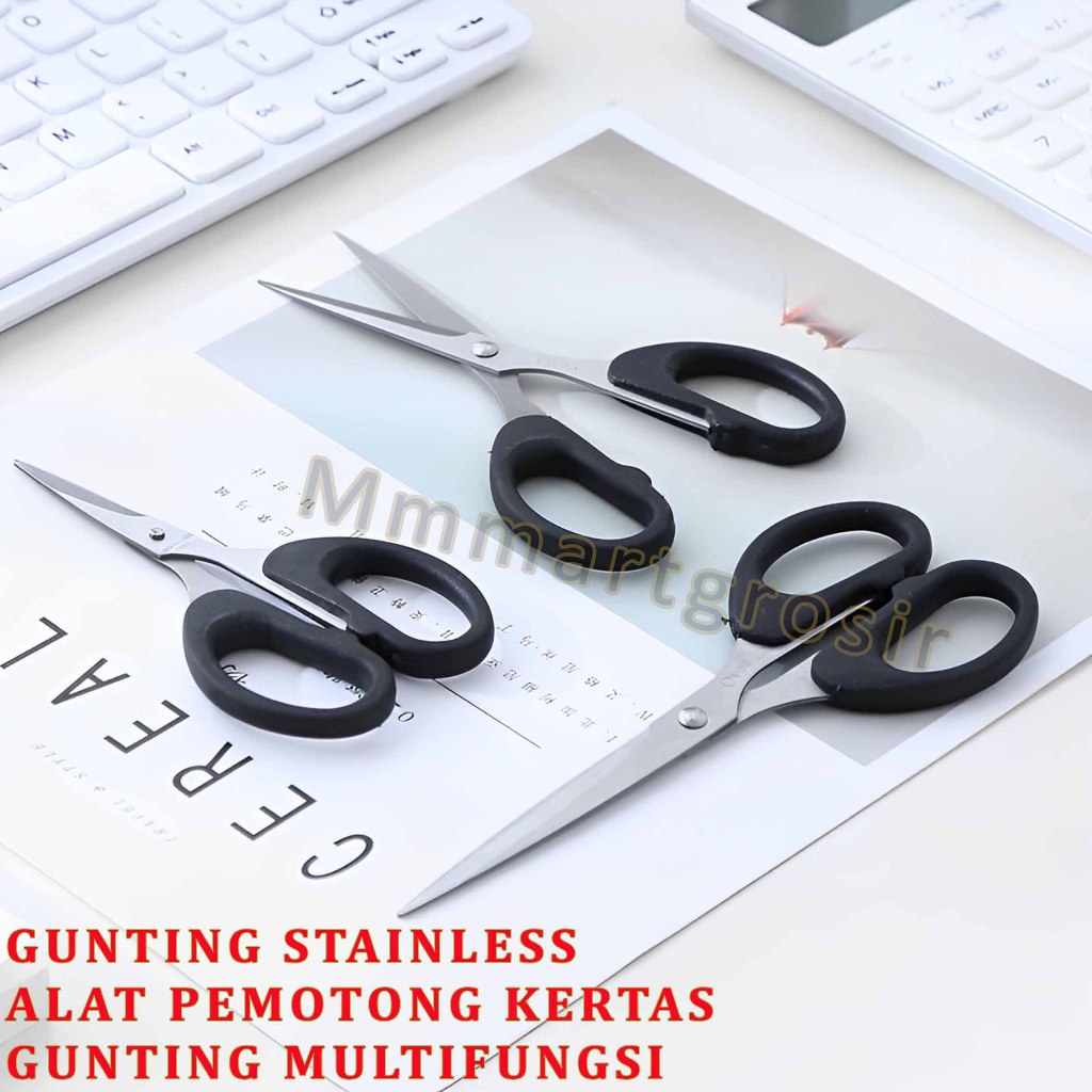 

Gunting Stainless / Gunting Pemotong Kertas / Gunting Serbaguna / 1pcs