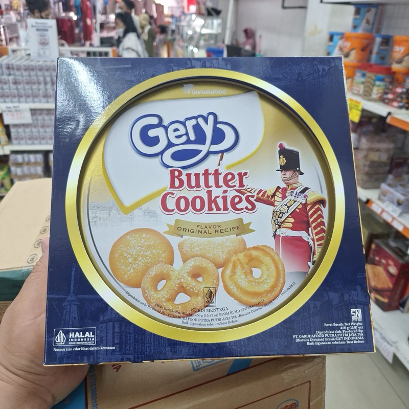 Gery Butter Cookies 450gram kaleng