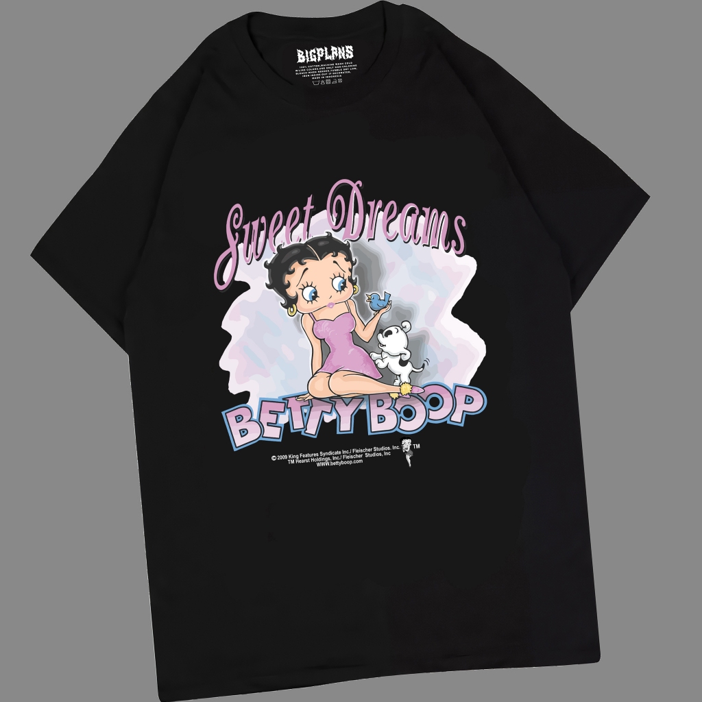 BETTY BOOP - SWEET DREAMS / KAOS BETTY BOOP VINTAGE DISTRO PREMIUM COTTON