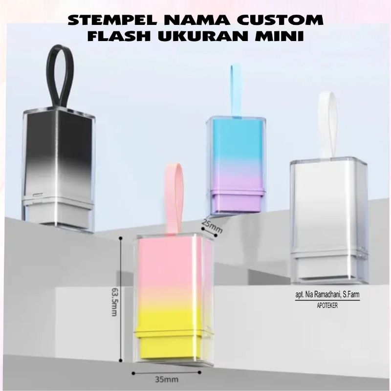 

Stempel Nama Custom Flash Ukuran Mini