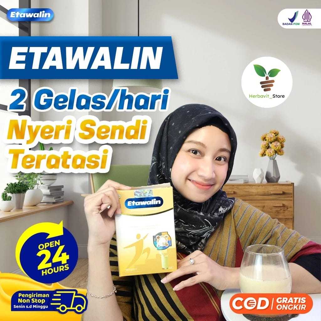 

PROMO KHUSUS HARI INI !!! Etawalin - Susu Sendi Untuk Atasi Asam Urat dan Nyeri 100% ORIGINAL AMPUH