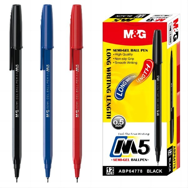 

TBMO (PACK) M&G BOLPEN SEMI GEL 0.5 M5 ISI 12 BLACK/BLUE/RED