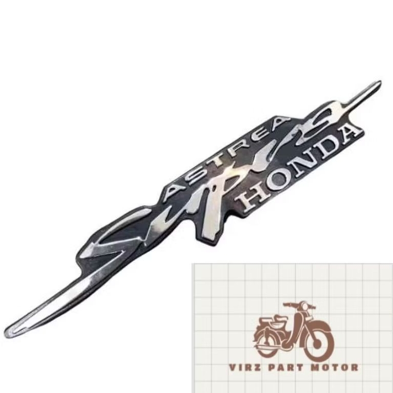 Emblem Logo Honda Supra Akrilik Plastik Timbul Emblem Supra X Supra Fit Lama