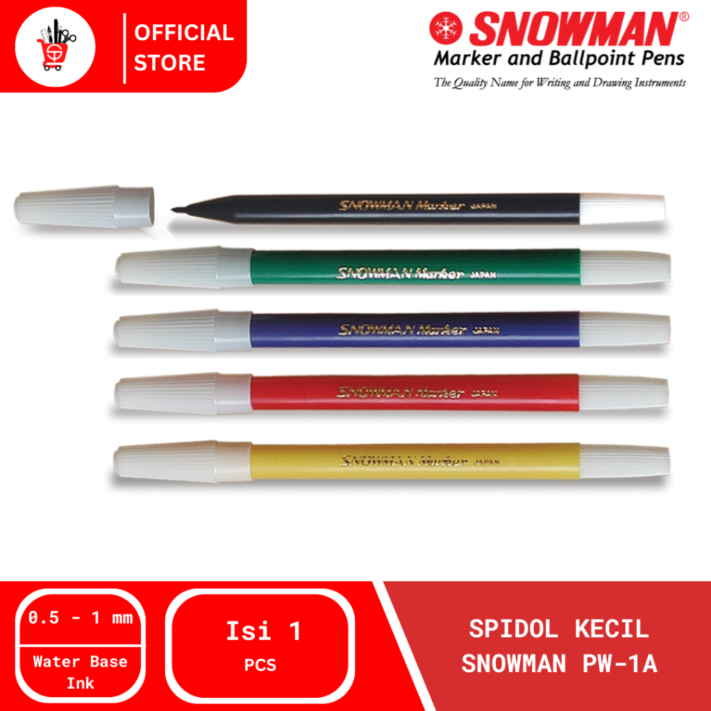 

Marker | Spidol Kecil Snowman PW-1A (1 PCS)