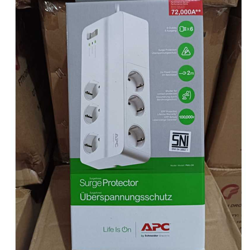 APC PM6-GR PM6GR APC SurgeArrest 6 outlets 230V