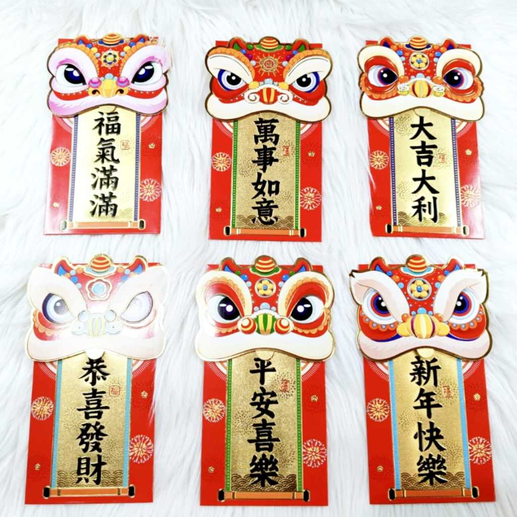 

Angpao Imlek Barongsai 4184 Import Isi 6 Pcs Ukuran Besar
