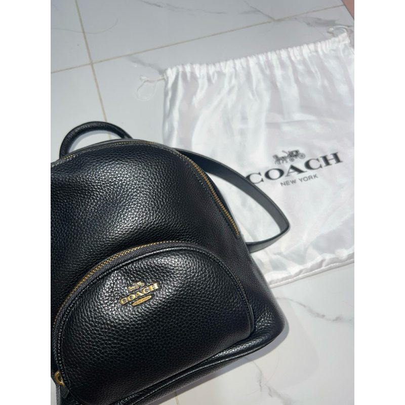 COACH carrie backpack 23 original (preloved)