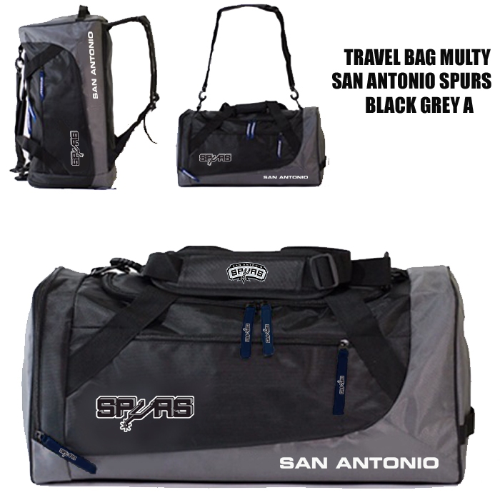 TAS BASKET SAN ANTONIO SPURS - TRAVEL BAG SPURS - TAS BOLA BASKET SAN ANTONIO SPURS  - TRAVEL BAG NB
