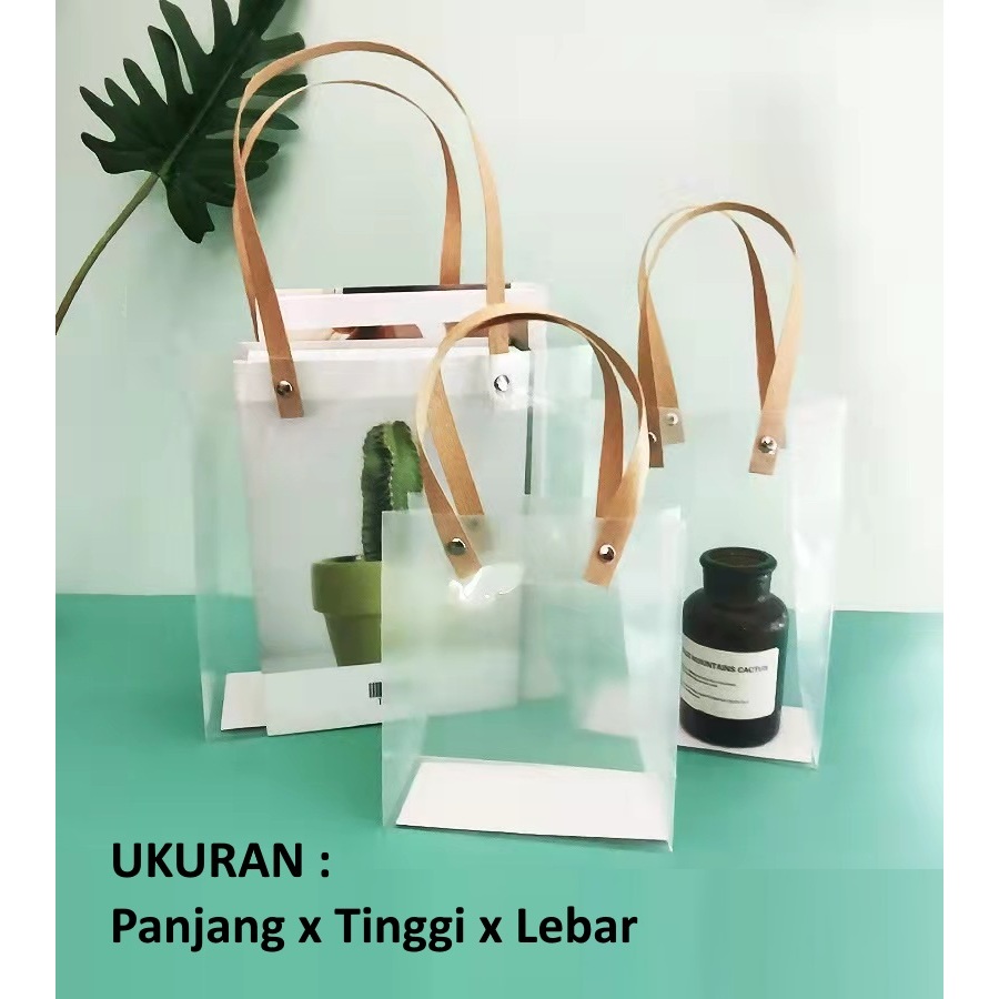 

Tas Mika PP Doff Polos Transparan | Goodie Bag | Tas Hampers | Tas Souvenir Doff Polos Transparan Ukuran Kecil