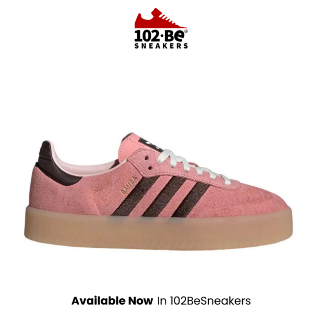 Sepatu Sneakers ADIDAS SAMBAE Women's sneakers shoes - SEMI PINK SPARK Original