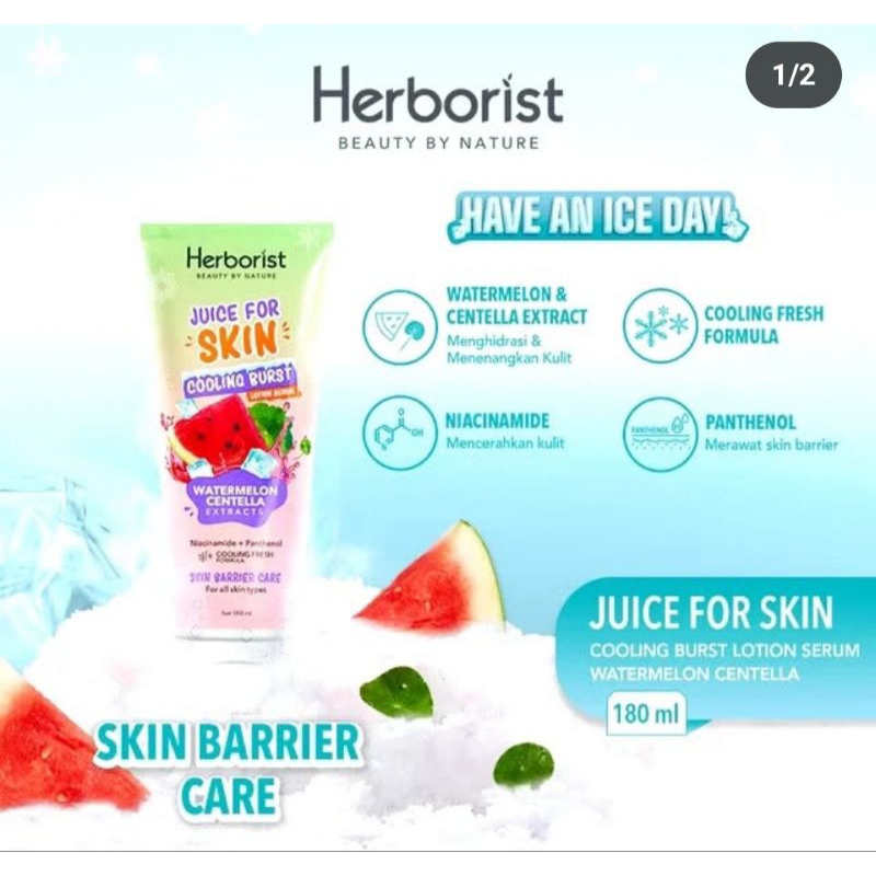 TERLARIS /HERBORIST BODY LOTION COOLING /BODY LOTION 180ml