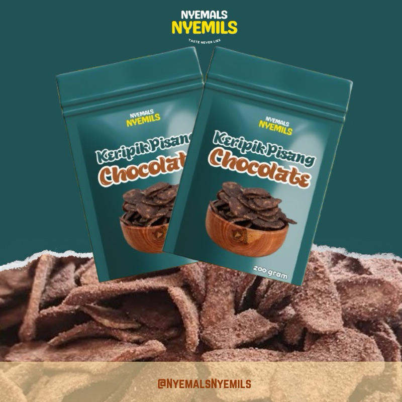 

200Gram Keripik Pisang Coklat Nyemalsnyemils