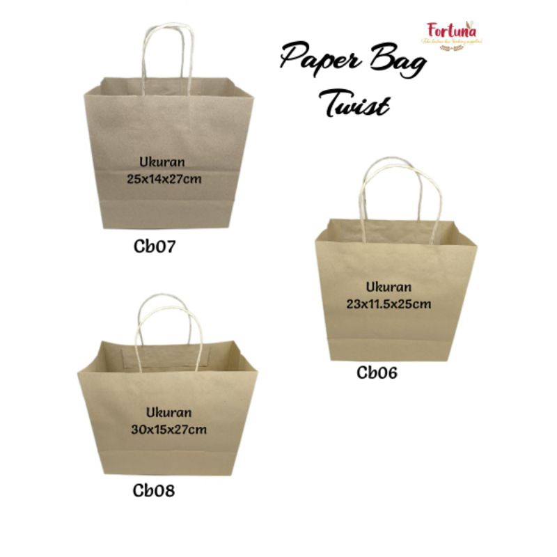 

Paper Bag Twist CB08 uk 30x15x27cm (1pcs)