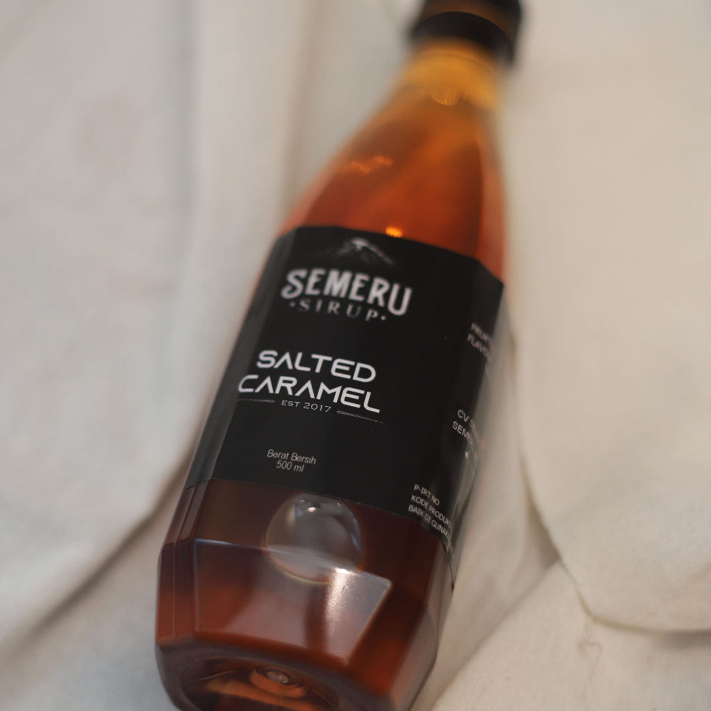 

Semeru Sirup - Syrup Salted Caramel 500ml - Sirup Minuman Rasa Salted Caramel