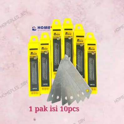 

Refill Cutter / Isi Cutter Popeye Besar 18mm (harga per pak)