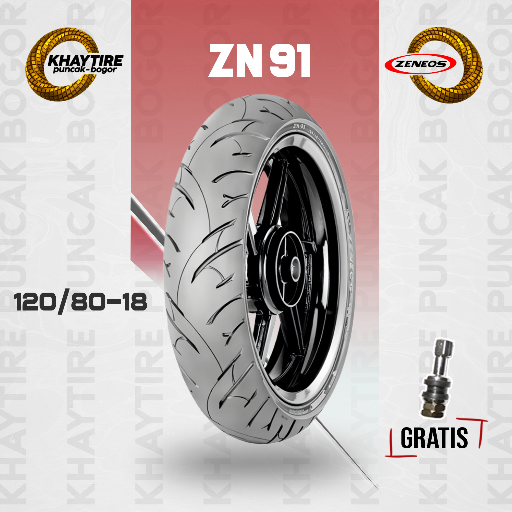 Ban Tubles Motor Honda Tiger ZENEOS ZN91 120/80 Ring 18