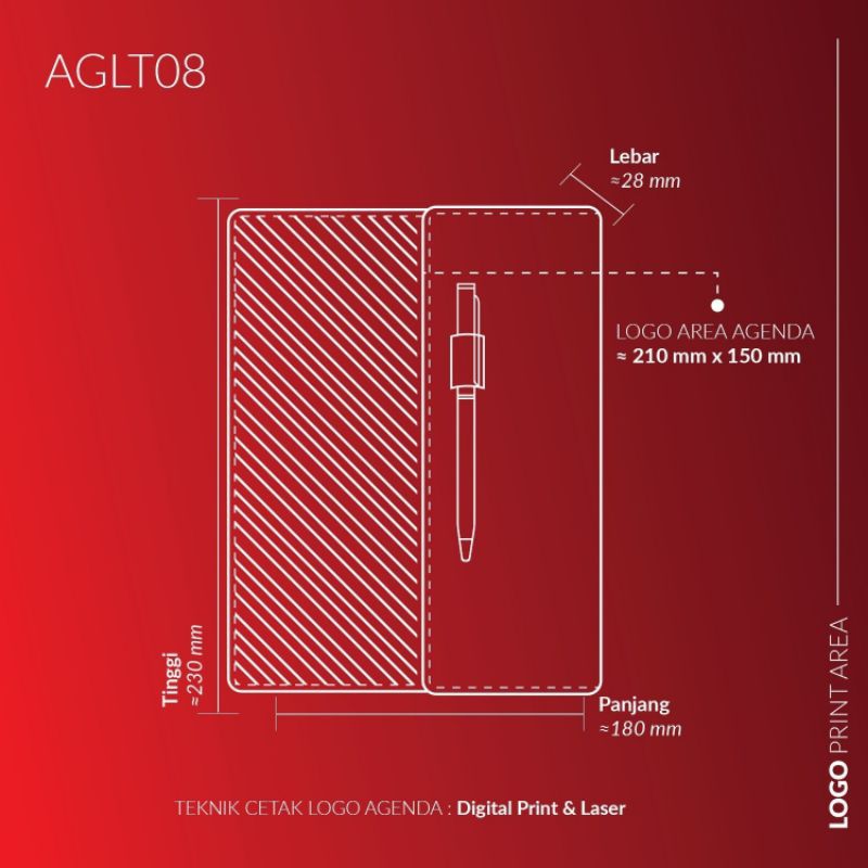 

AGENDA + PEN AGLT08 EXCLUSIVE CASE