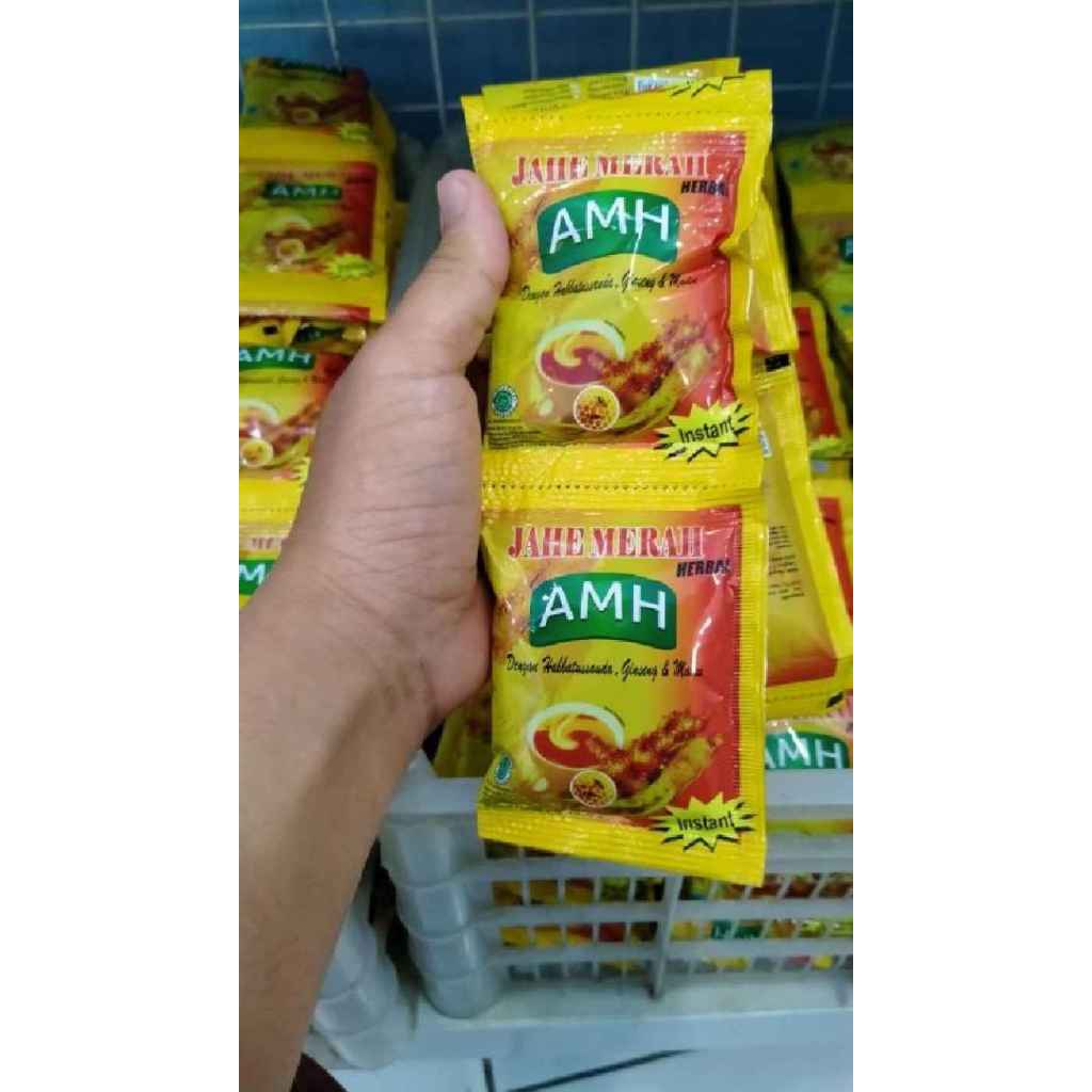 

Jahe Merah AMH 1 Renceng isi 10 sachet