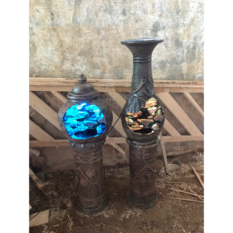 Air mancur gentong fiber