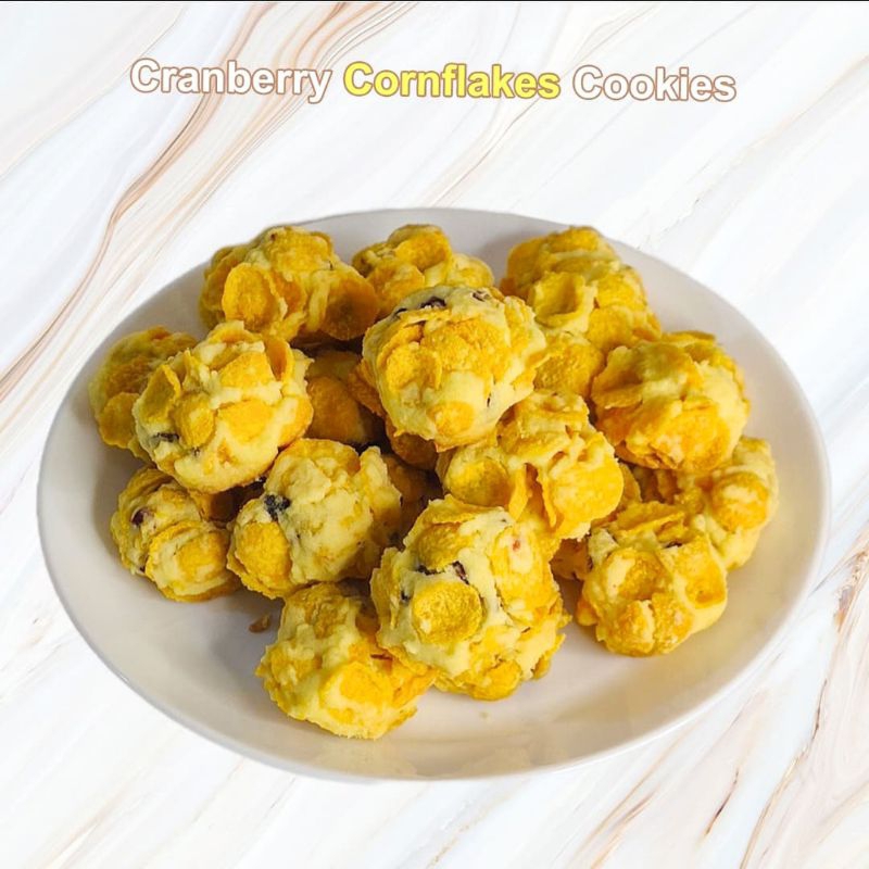 

LoyangRoemahku - Cranberry Cornflakes Cookies (300 gr / 500 gr)