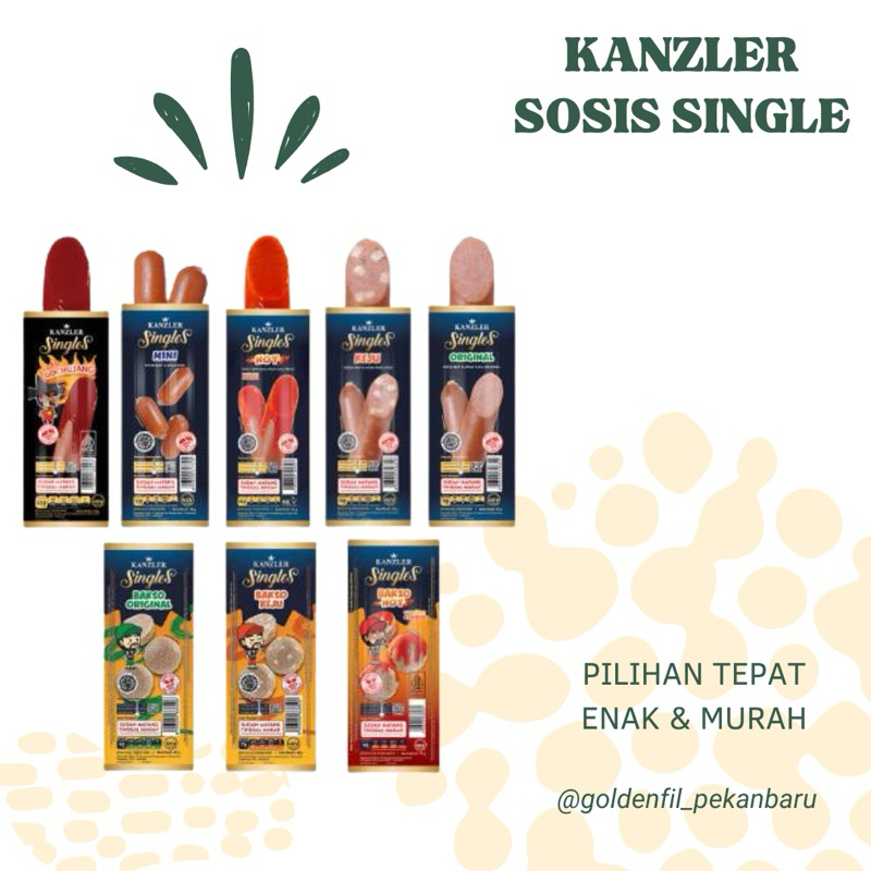 

Kanzler Sosis bakso singles 65gr - 1 Pcs