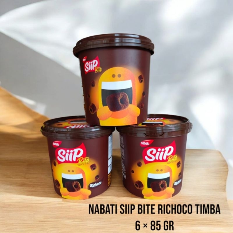 

Aneka Snack Cemilan Murah Nabati Siip Bite Timba Richoco Keju 85gr