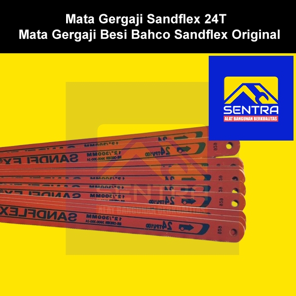 Mata Gergaji Sandflex 24T / Mata Gergaji Besi Bahco Sandflex Original