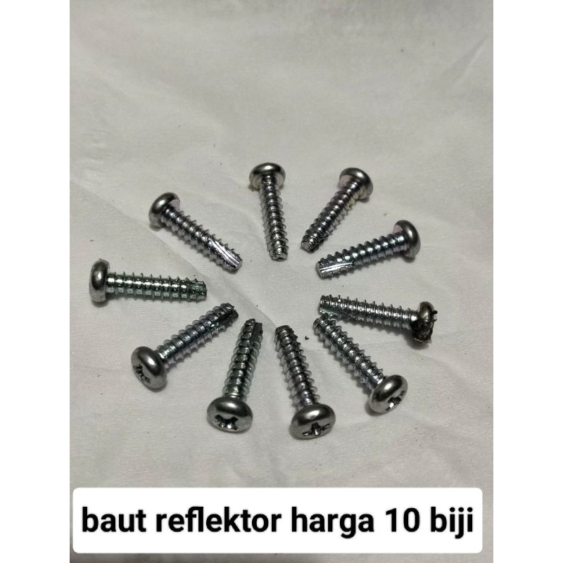 baut kasar reflektor pcb lampu universal vario pcx aerox beat scoopy baud repektor lampu depan motor