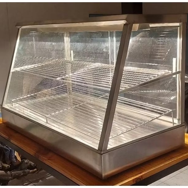 etalase fried chicken/food warmer stainless ukuran 100cm