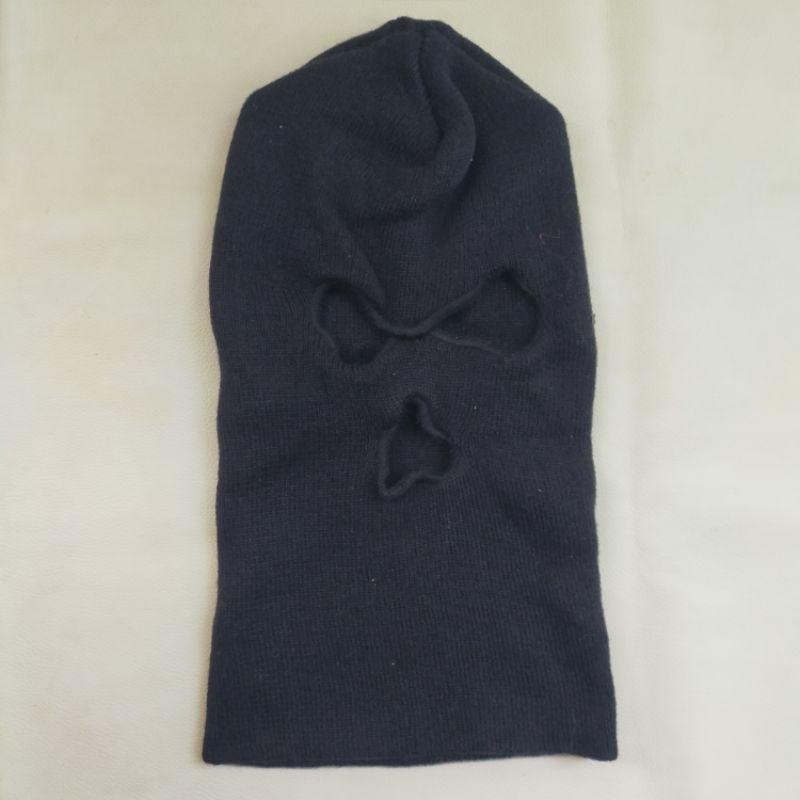 topi beanie hat kupluk 3 hole second bekas preloved original branded