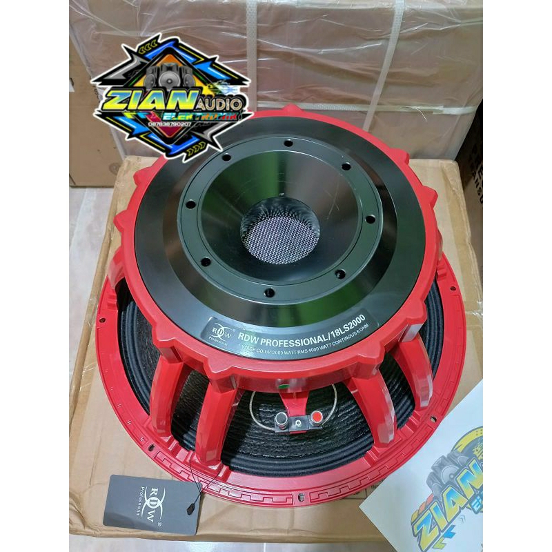 Speaker 18inchi RDW 18LS2000 Original VC 6"