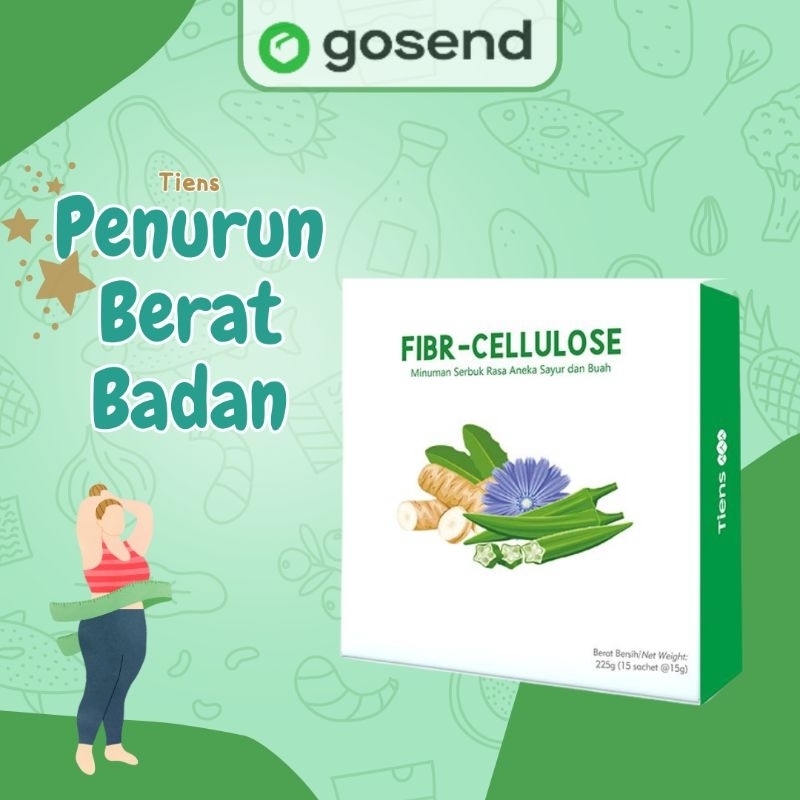 

Gosend/ Fibr-Cellulose Minuman Serbuk Rasa Aneka Saya dan Buah