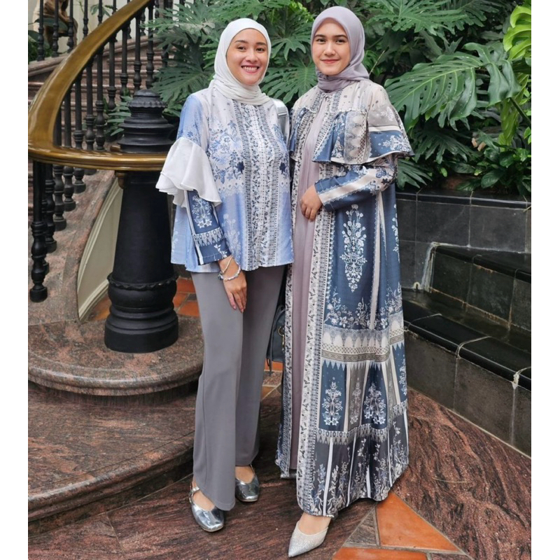 (PO) Culturechic - Sarimbit Marwah Couple Keluarga Series Warna Denim - Sarimbit Raya 2025 - Baju Ke