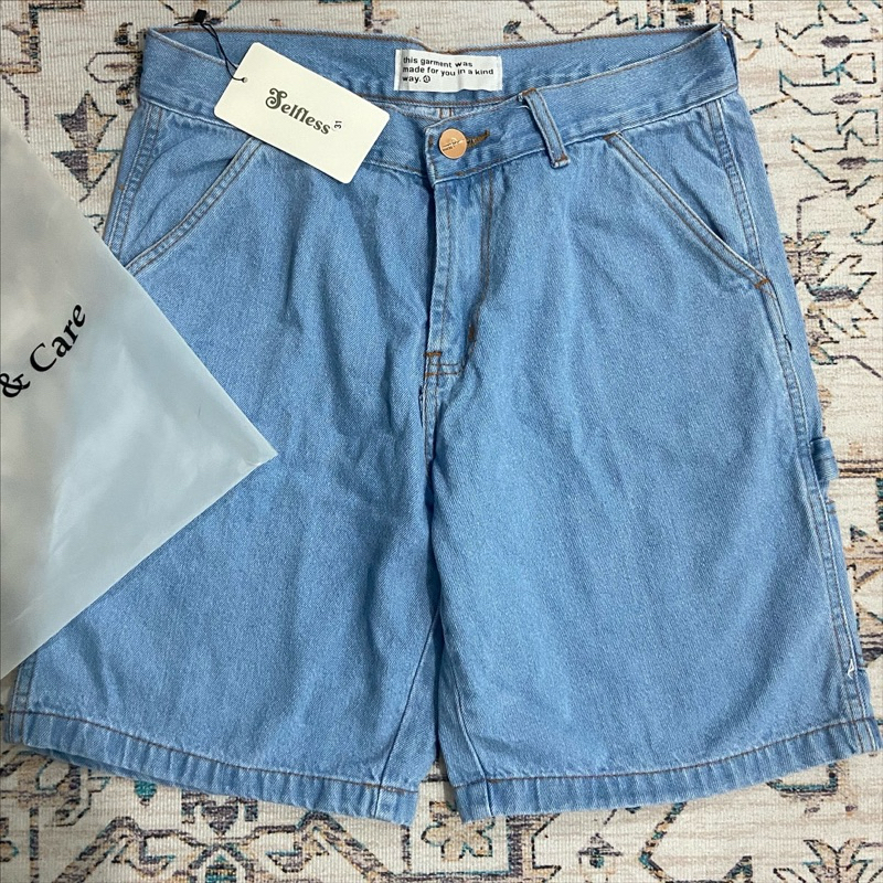Selfless Celana Pendek Jeans Biru