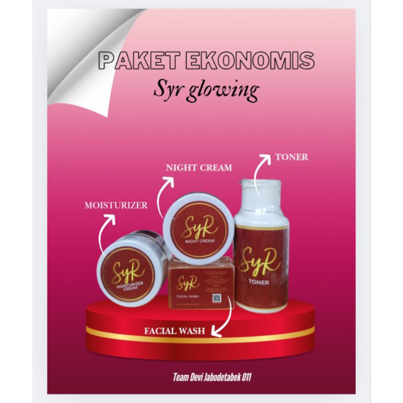 PAKET EKONOMIS SYR GLOWING.CREAM WAJAH