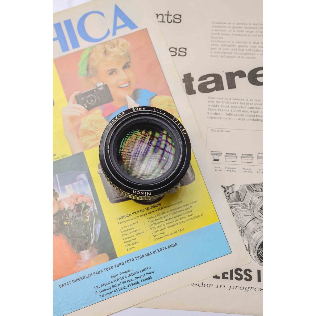 Lensa Manual Nikon Nikkor 50mm f1.2 AIS Super Mulus  Mulus Murah Normal