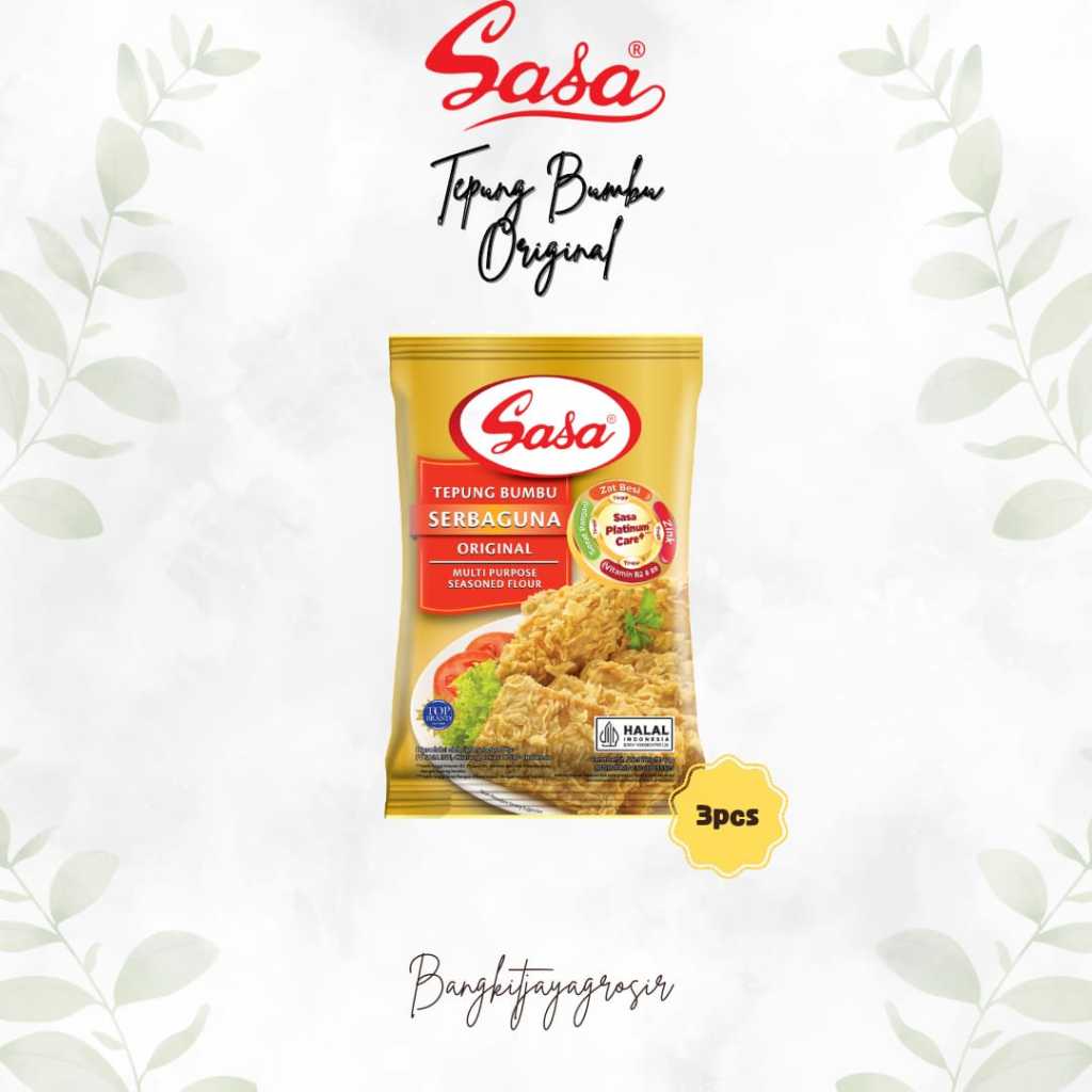 

Sasa Tepung Bumbu Serbaguna 70 g X 3pcs