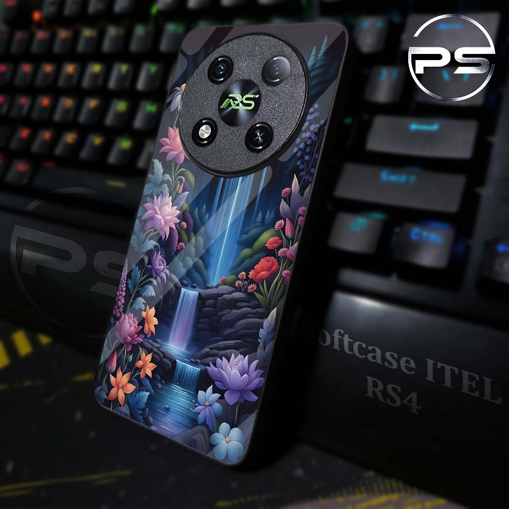 PS35 Softcase Kilau Itel RS4 | Case Itel Kesing Full Cover Pelindung Hp Softcover Smartphone ITEL Rs