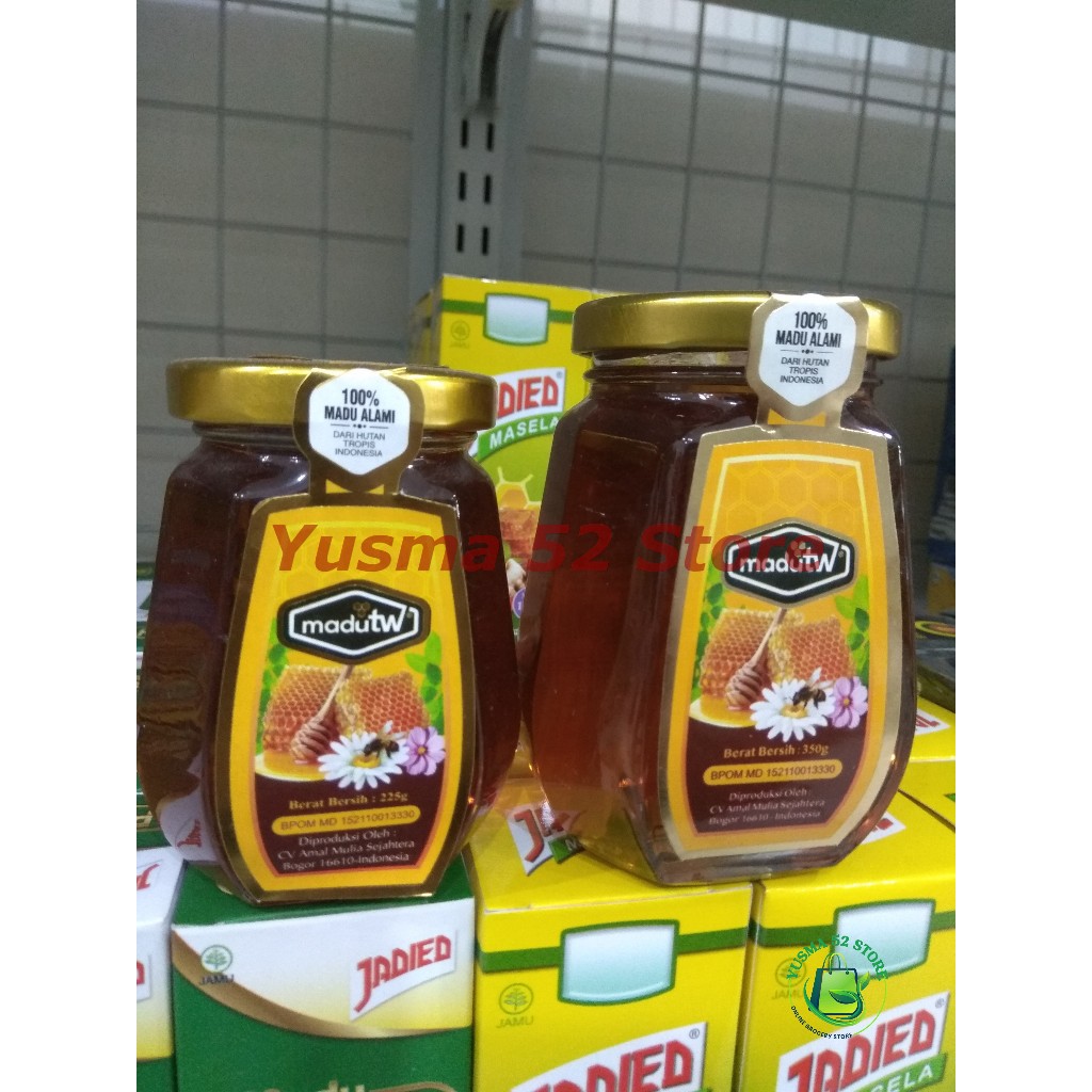 

Madu Asli TW Madu Hutan Tropis Madu Alami Kwalitas Premium Original 350gr