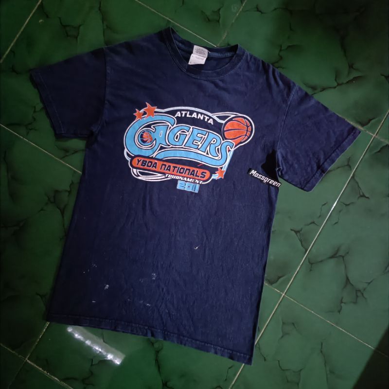 Kaos vintage Atlanta basket Johnson 12 tag gildan ultra cotton y2k ,S