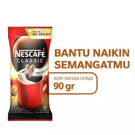 

Nescafe Classic Kopi Instant Bag 95 gr