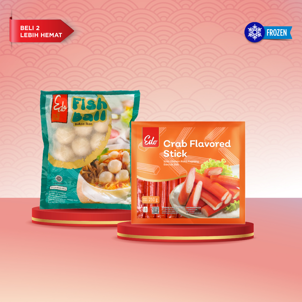 

PROMO EDO ANEKA IKAN OLAHAN VARIANT FISHBALL & CRABSTICK 250GR