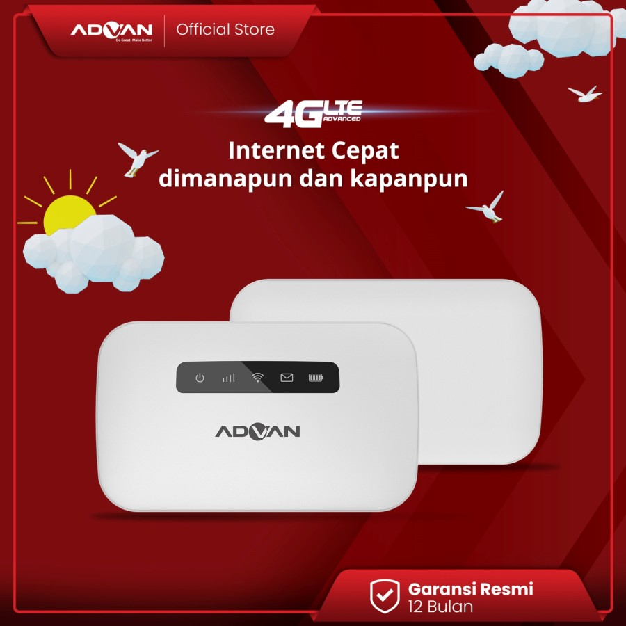 ADVAN Modem Wifi Ipocket MIFI MF01 Portable Unlock All Operator