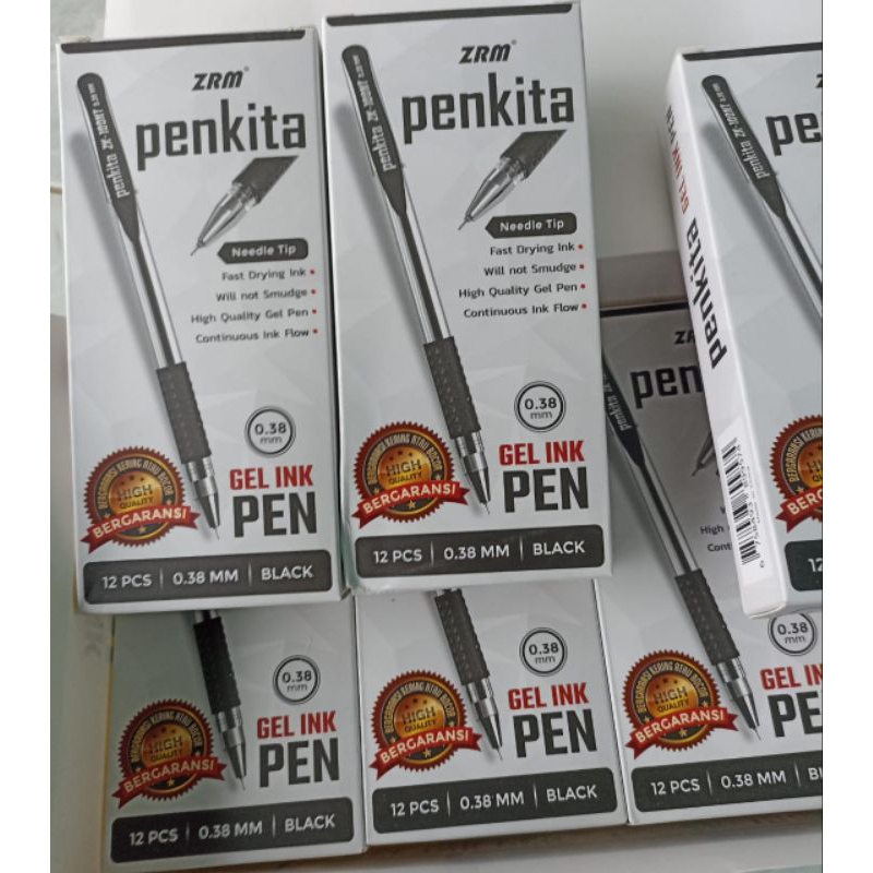 

1Pak Pulpen ZRM Penkita Gel Ink 0.38mm