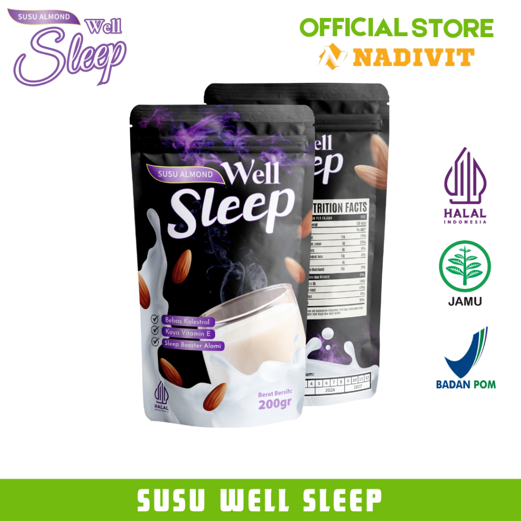 

Susu Insomnia Premium Well Sleep Atasi Insom Gangguan Tidur