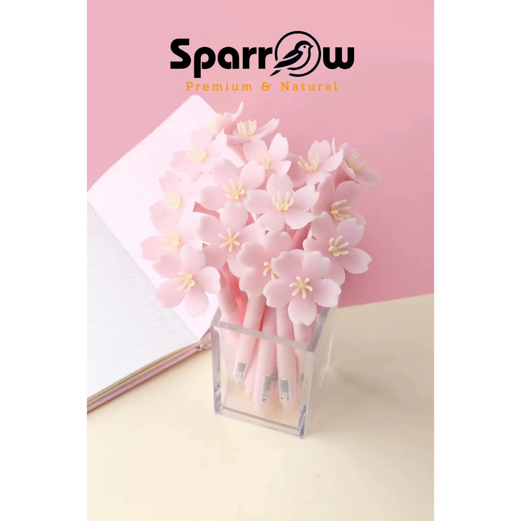 

SPARROW Pen Silikon / Silicone Pen / Pen Karakter Lucu Cantik SAKURA (7747)