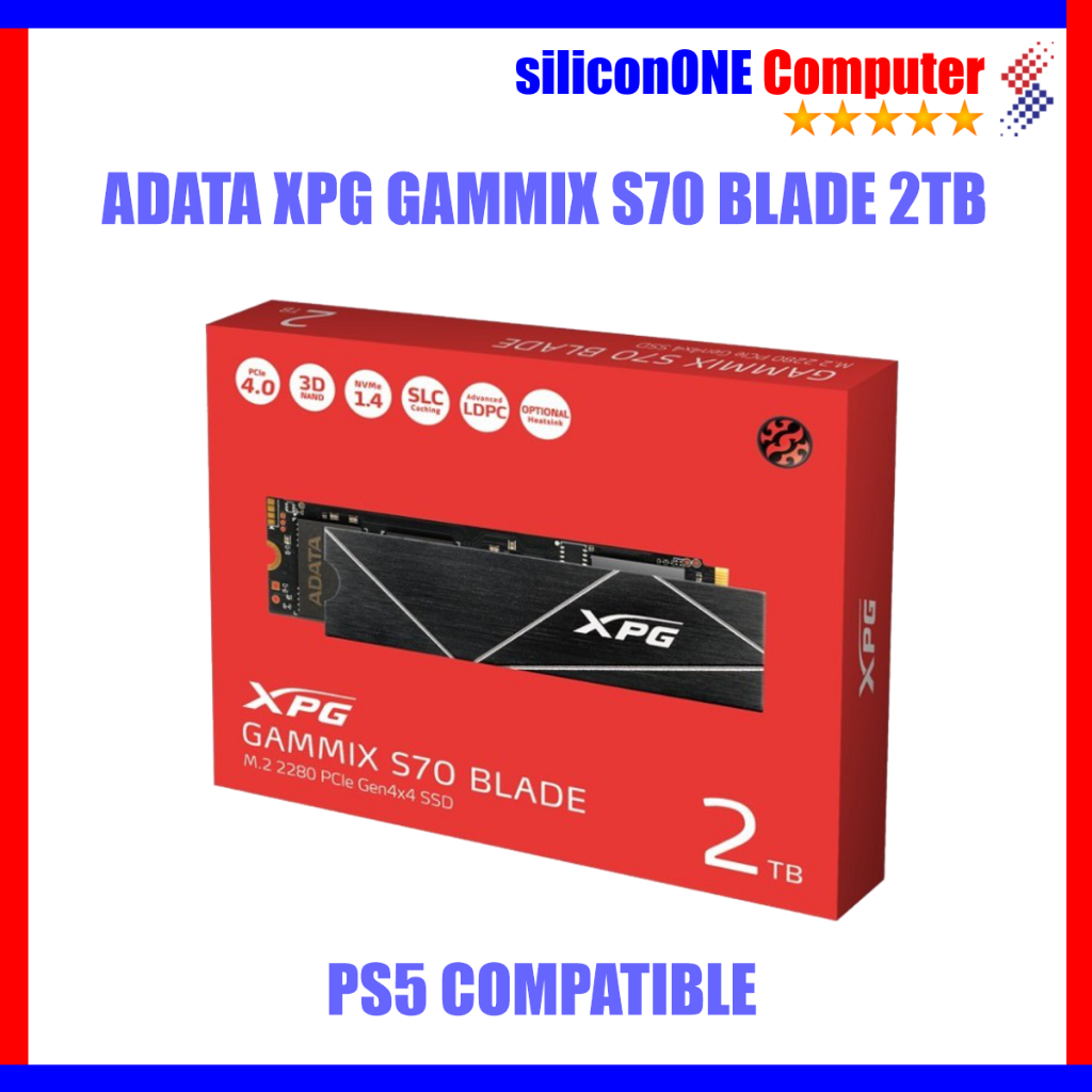 Adata SSD S70 Blade - 2TB Gammix XPG Gen4x4 M.2 2280